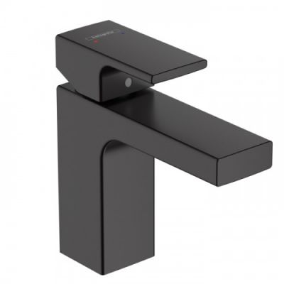 Hansgrohe Vernis Shap Смеситель для раковины, излив 100 мм, цвет: матовый черный 71569670