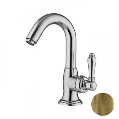 Nicolazzi El Capitan Смеситель для раковины однорычажный, с донным клапаном, цвет: Bronze Plated 3454BZ75C