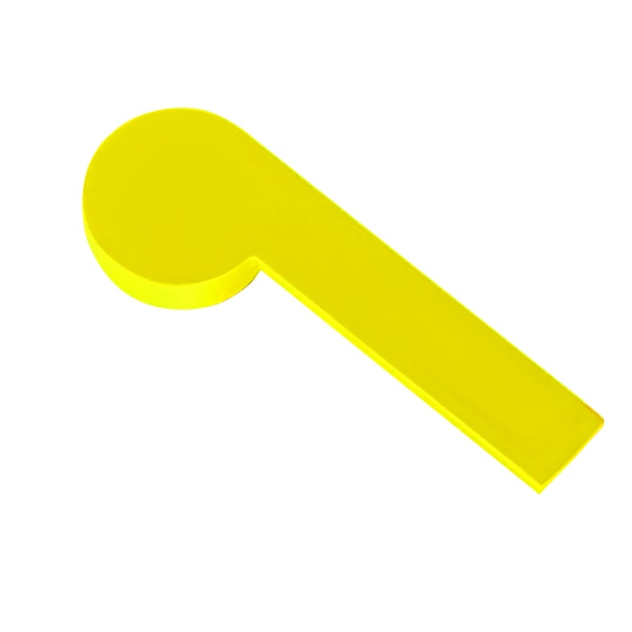 Gattoni Color Накладка на ручку смесителя для ванны цвет: Giallo 8099/80GI