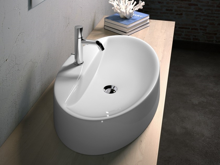 Раковина накладная овальная Olympia Appoggio nic4275101