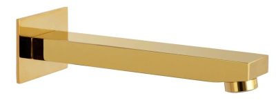 Излив для раковины 18 см. Remer Qubika 91QDO золото