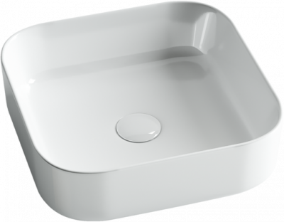 Умывальник чаша накладная квадратная 38x38 Ceramica Nova Element CN6012
