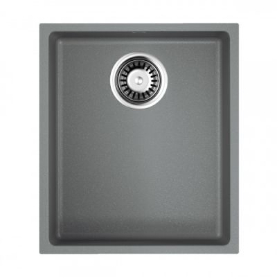 4993538 Omoikiri Bosen 38-U-GR Tetogranit/leningrad grey