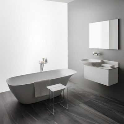Laufen INO Ванна 180x80x52см, отдельностоящая, с слив-переливом, материал: композит, цвет: белый 2.3030.2.000.000.1