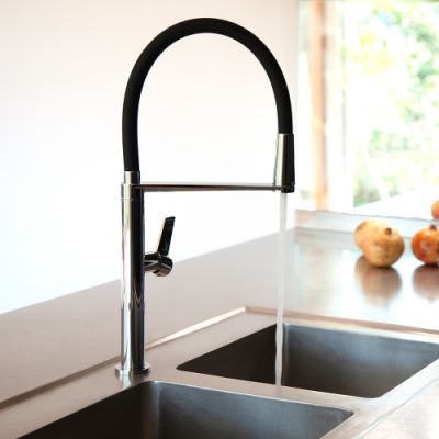 Смеситель для кухни с магнитным гибким шлангом KITCHEN MAGNET 388801MCNC никель