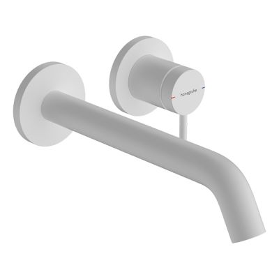 73351700 Hansgrohe Tecturis E Смеситель для раковины, встраиваемый, излив: 23см., цвет: белый матовый