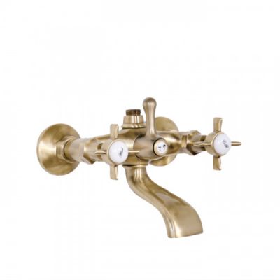 Gattoni London Смеситель для ванны с выходом сверху 1/2, цвет: бронза TW1750617V0br