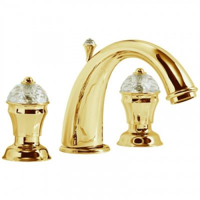 KORONA Смеситель д/раковины на 3 отв., ручки SWAROVSKI ML.KRN-4712.DO