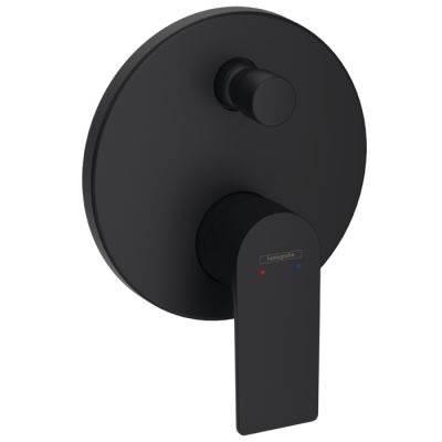 72468670 Hansgrohe Rebris E Смеситель для ванны, встраиваемый, цвет: черный матовый