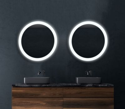 Xpertials Lumix, круглое зеркало Led 120 см: датчик подсветки с диммером и датчик антизапотевания 84354135-68380