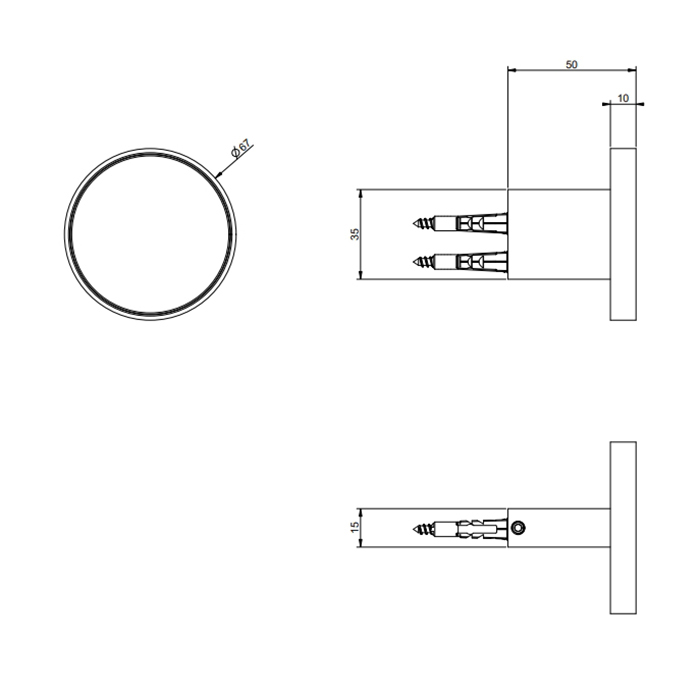 Gessi Origini Крючок, подвесной, цвет: Black Metal Brushed PVD 66521#707