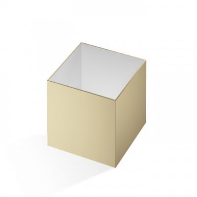 Decor Walther Cube DW 356 Баночка универсальная 13x13x14см, настольная, цвет: золото матовое 846482