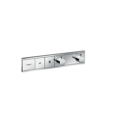 15380000 Hansgrohe RainSelect Термостат для душа, 2 источника, внешняя часть, цвет: хром