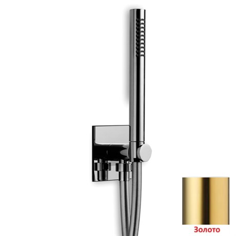 SD017A05Q AquaElite душевой гарнитур, из стекла и латуни, 1/2", чёрный матовый