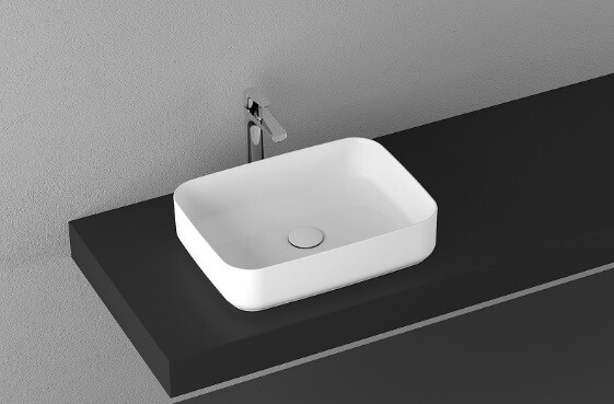 ISVEA Infinity раковина накладная 50x36 см, 10NF65050SV-2L белый матовый