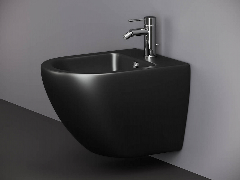Ceramica Nova Metropol биде подвесное CN4003MB чёрный матовый