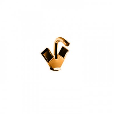 Fantini Venezia Смеситель для биде, 1 отв., излив: 120 мм, цвет: Matt Copper PVD 29 P9 N462SF