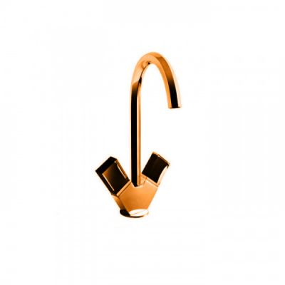 Fantini Venezia Смеситель для раковины, 1 отв., излив: 175 мм, цвет: Matt Copper PVD 29 P9 N456SF