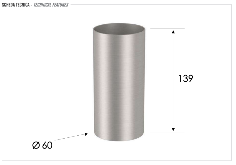 Стакан настольный Remer INOX SSXI15A, нержавеющая сталь