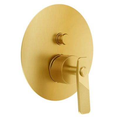 79117583 Palazzani Industrial Gas  встроенный смеситель для ванны и душа на 2 потребителя,  Золото полированное, PVD 83