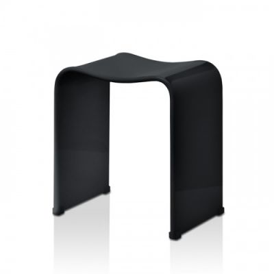 Decor Walther DW 80 Табурет 40x30x46см, акрил, напольный, цвет: черный 506860