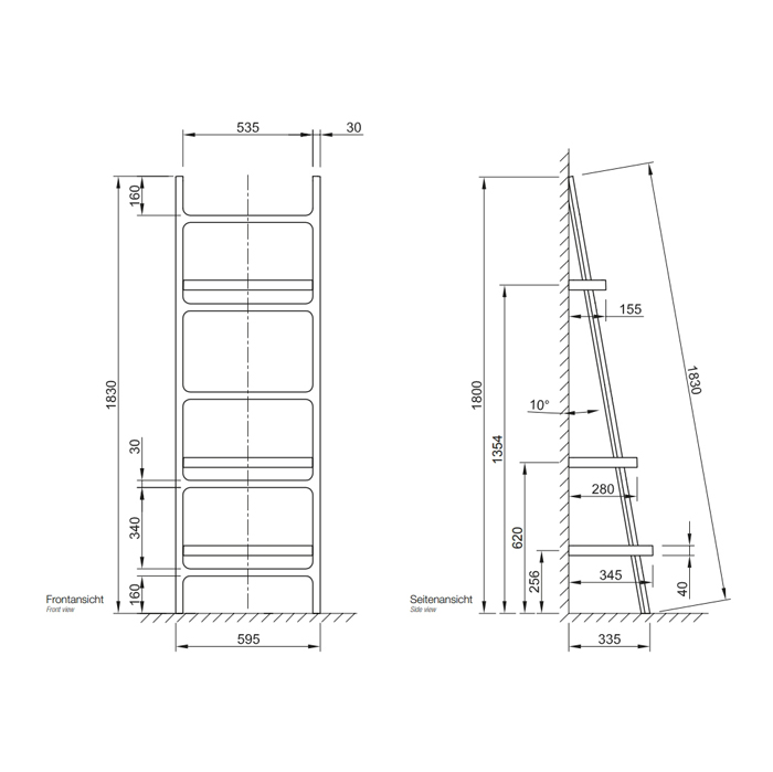 Decor Walther Basket Tab2 Лоток универсальный 30x16см, настольный, цвет: ротанг темный 932092