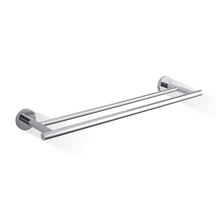 Decor Walther Basic HTD65 Полотенцедержатель двойной 65см, подвесной, цвет: хром 531700