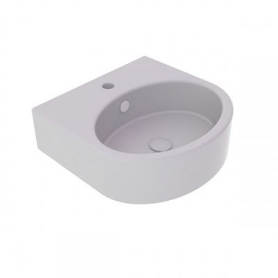 Раковина подвесная 45х44 см GSG Ceramic Design Like LKLAVBW45019, дымчатый