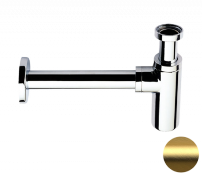 Сифон 1"1/4 Daniel A750114DP, золото брашированное, шт
