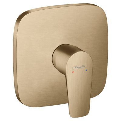 71765140 Hansgrohe Talis E Смеситель для душа, встраиваемый, внешняя часть, цвет: шлифованная бронза