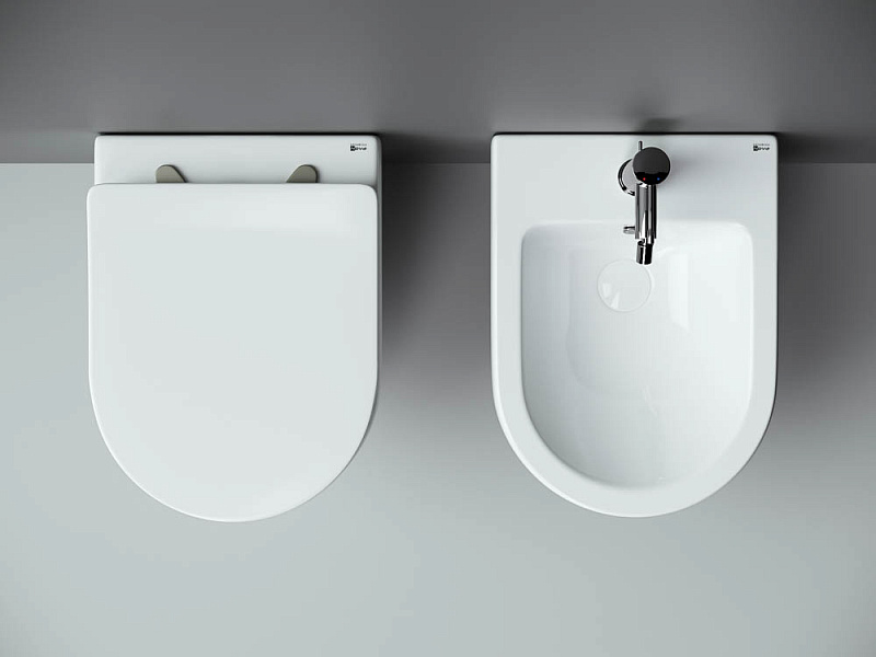 Ceramica Nova Metropol Rimless Унитаз подвесной с крышкой плавного опускания CN4002