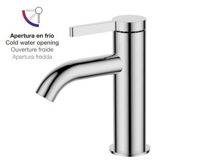 01URF100CR AQG Urban Flow, однорычажный смеситель для раковины без донного клапана, цвет хром