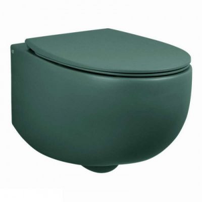 Унитаз подвесной DOT 2 0 AET S555T0R0V6143 зелёный мох