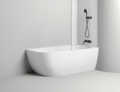 Salini NEW Sofia Corner Right Ванна 170x85 пристенная угловая, белая глянцевая