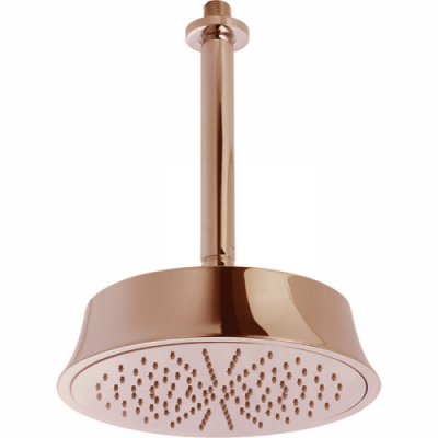 CISAL Shower Верхний душ D220 мм с потолочным держателем L270 мм, цвет: золото розовое DS0132807E
