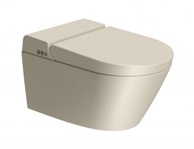 7418K08 Подвесной умный унитаз GSI WClean 590х375 мм, бежевый