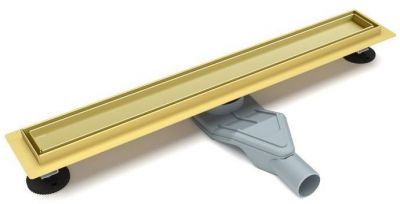 C-TILE-60SG Желоб линейный ESBANO 600 мм,матовое золото