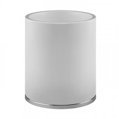 Gessi Cono Корзина для мусора, напольная, цвет: белый/хром 45590#031