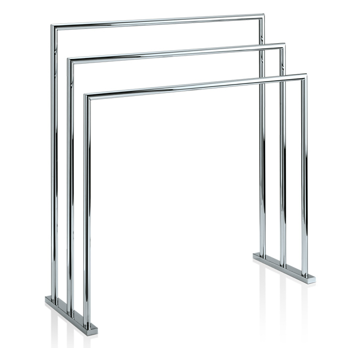 Decor Walther HT 9 Полотенцедержатель тройной 70x26x75см, напольный, цвет: хром 500300