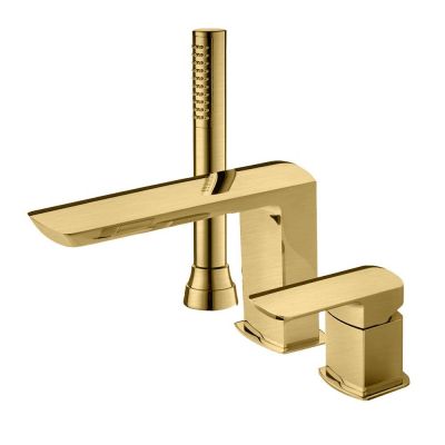 01139384 Palazzani Mis встроенный смеситель для ванны Шлифованная латунь, PVD 84