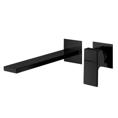 58320639 Palazzani Qadra внешняя часть смесителя для раковины, чёрный матовый