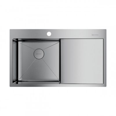 Кухонная мойка Omoikiri Akisame 86-IN-L/ нержавеющая сталь 4993760