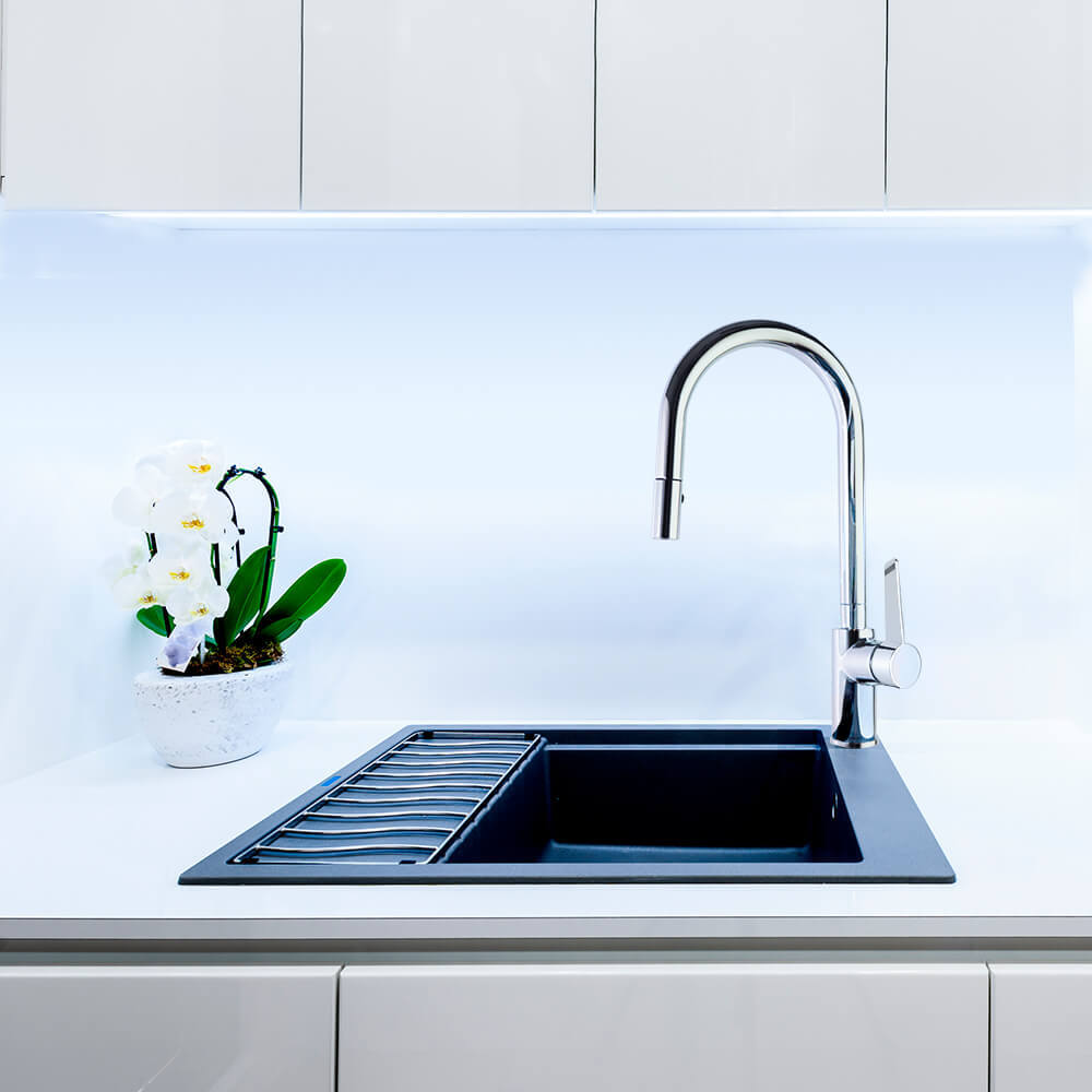Ramon Soler Смеситель для кухни с выдвижной лейкой и поворотным изливом KITCHEN 387901V1MC