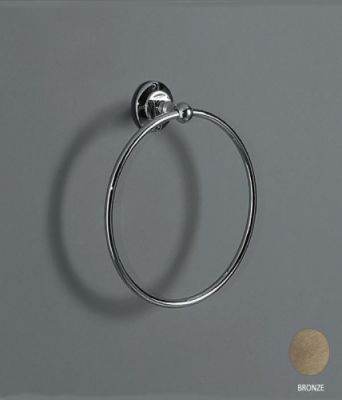 SIMAS Accessori Полотенцедержатель-кольцо 22см., подвесной, цвет: бронза 260205 br
