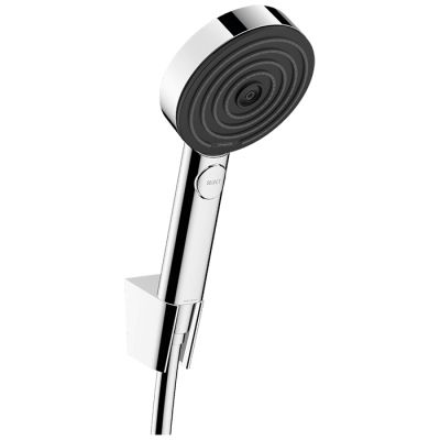 24303000 Hansgrohe Pulsify Select S Ручной душ, настенный, с держателем лейки и шлангом 160см., цвет: хром