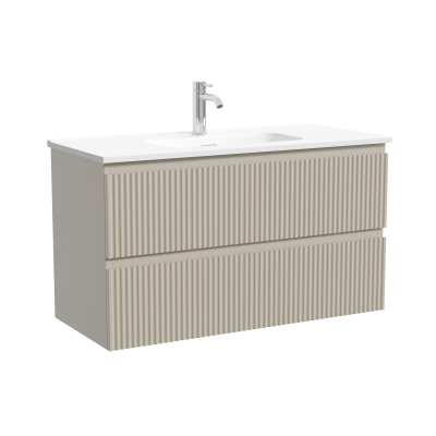 SNR90/39CE Ceramica Nova Тумба подвесная SANCOS Snob R 890х390, Beige Soft , арт.SNR90/39CE