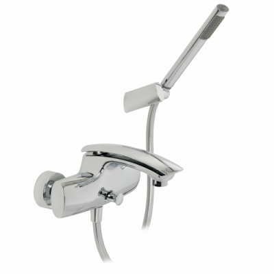 FLO Смеситель для ванны внешний с душем ML.FLO-7008.CR