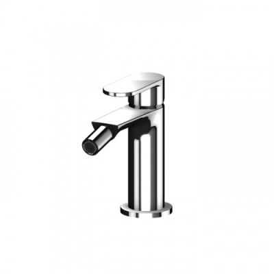 Gattoni H2Omix7000 Смеситель для биде, на 1 отв., с донным клапаном, излив 108,8 мм, цвет: хром 7005070C0