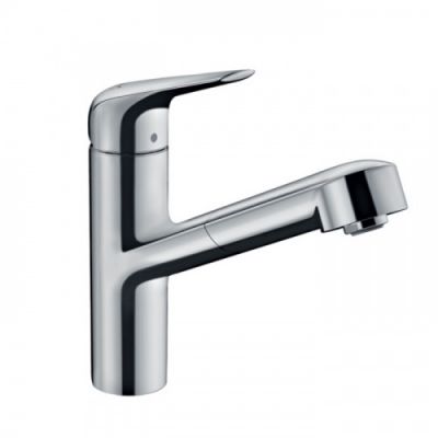 Hansgrohe Focus Смеситель для кухни, однорычажный, , на 1 отв., с выдвижной лейкой, 76см. мax., цвет: хром 71829000