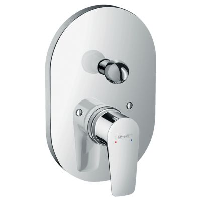 71746000 Hansgrohe Talis E Смеситель для ванны, встраиваемый, с переключателем потоков, внешняя часть, цвет: хром